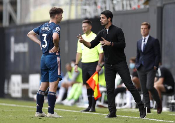 Arsenal boss Mikel Arteta provides update following Kieran Tierney warm-up injury