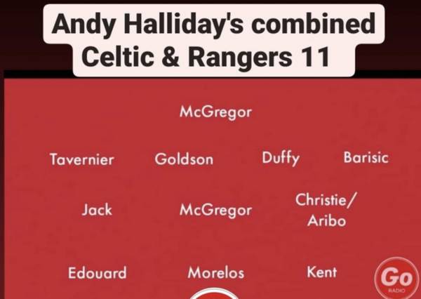 Celtic Fans In Stitches At Andy Halliday’s Combined Celtic & Rangers XI