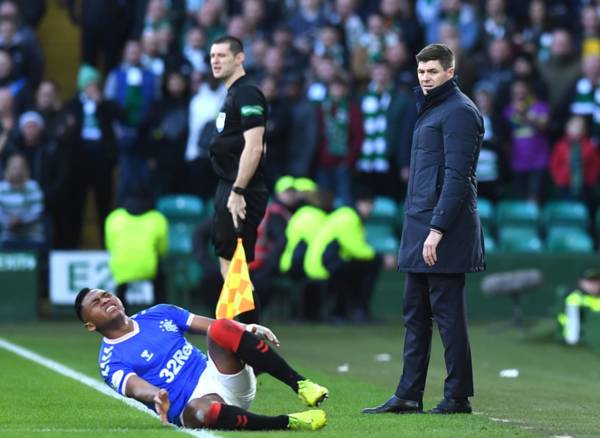 Steven Gerrard forced to plead with Alfredo Morelos