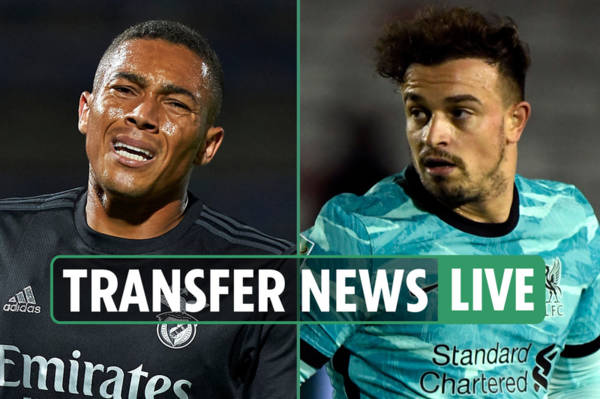 8am transfer news LIVE: Carlos Vinicius to Tottenham DONE, Klopp hints at Shaqiri exit, Cuisance to Leeds OFF – LATEST