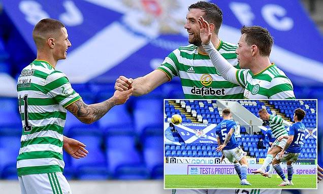 St Johnstone 0-2 Celtic: Substitutes Leigh Griffiths and Patryk Klimala snatch victory at the death