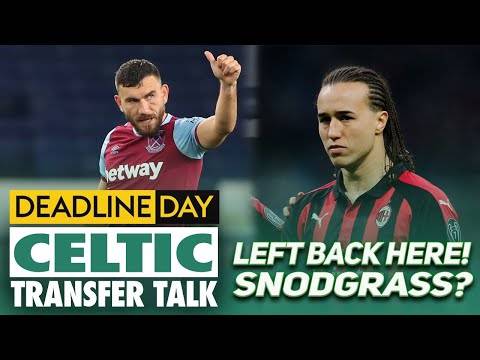 AC MILAN LEFT BACK EN ROUTE FOR CELTIC MEDICAL! SNODGRASS? | Celtic Transfer Talk