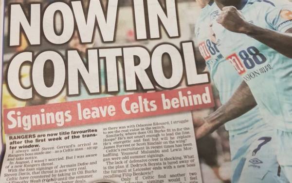 ‘Rangers got the better of the deals’ Charlie Nicholas’ Tuesday Celtic whinge