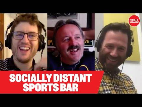 Comedians Elis James, Mike Bubbins & Steff Garrero of the Socially Distant Sports Bar join OTB