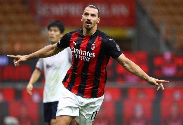 Celtic handed Zlatan blow heading into AC Milan match