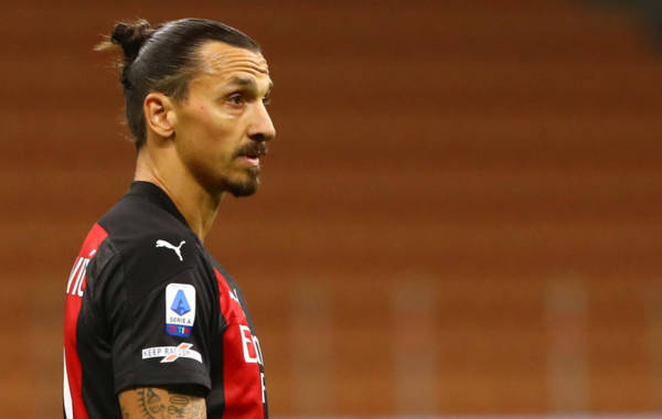 Report: Zlatan Ibrahimovic back in AC Milan training ahead of Celtic trip; set to start vs Inter