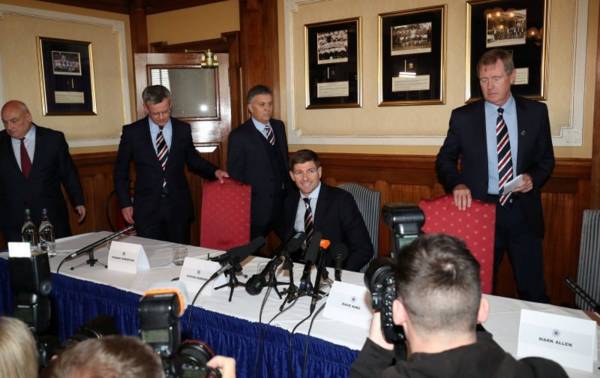 Paranoid Ibrox club react to Gerrard verdict