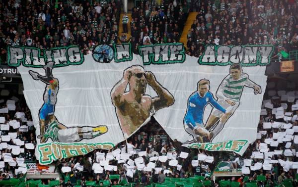 Video: Green Brigade go on overnight fly-posting to turn Glasgow Green and White