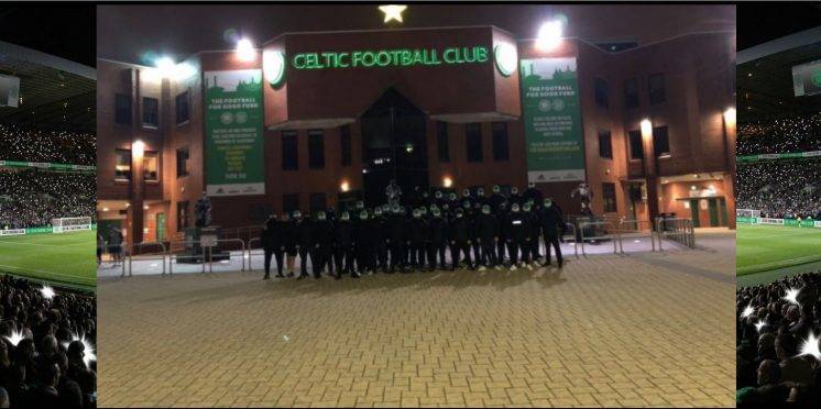 Celtic Ultras assemble at Paradise to a shower of hate