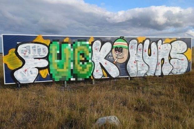 O** F***: Vile ‘f**k Huns’ graffiti appears in Glasgow