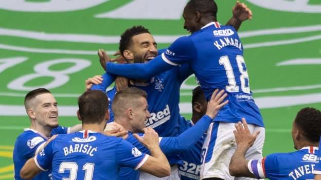 Celtic 0-2 Rangers: visitors make title statement with dominant win