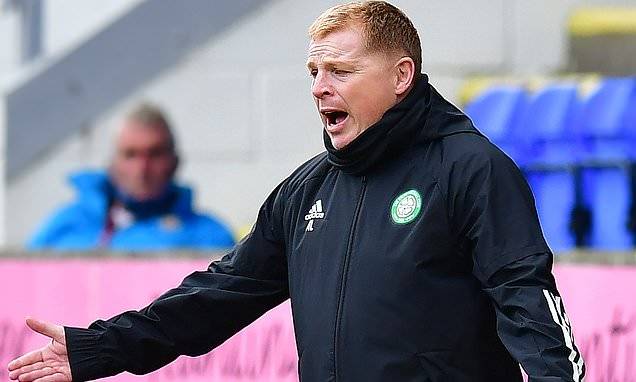 Celtic boss Neil Lennon urges his side’s debutants to keep calm during O** F*** derby