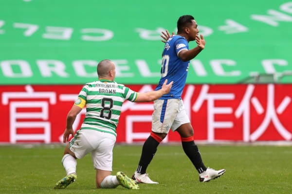 Celtic vs Rangers: Ex-Hoops ace Sutton says Morelos could have been sent off as he escaped punishment for slapping Brown