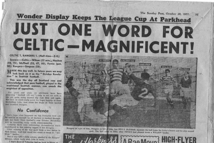 ‘Just one word for Celtic – Magnificent’ The Sunday Post