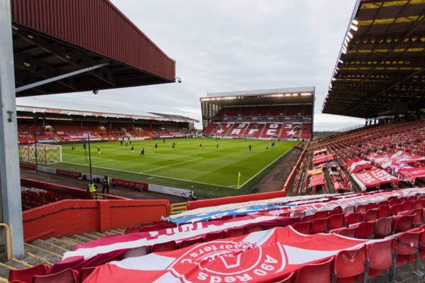 Aberdeen applied for 1,000 fans to attend this weekend’s Celtic match