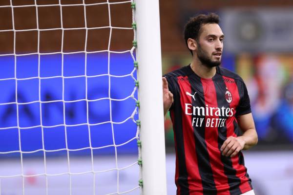 AC Milan dealt bitter Celtic blow as Hakan Calhanoglu leaves training on crutches ahead of Europa clash