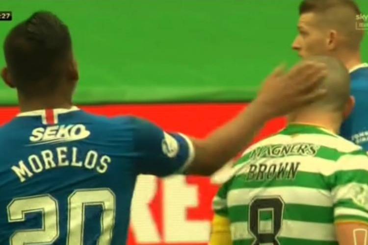 Rangers’ Alfredo Morelos showed ‘childish petulance’ with slap on Scott Brown and should have been sent off