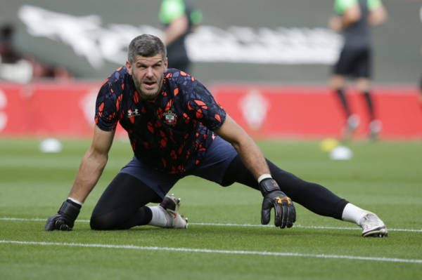 Fraser Forster must be regretting Celtic rejection after turning into Southampton bench-warmer