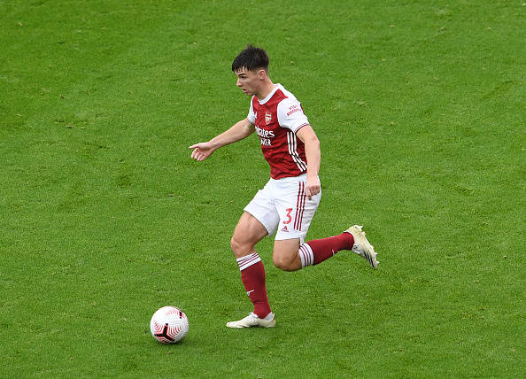 Photo: Tierney brings Celtic influence to Arsenal training session