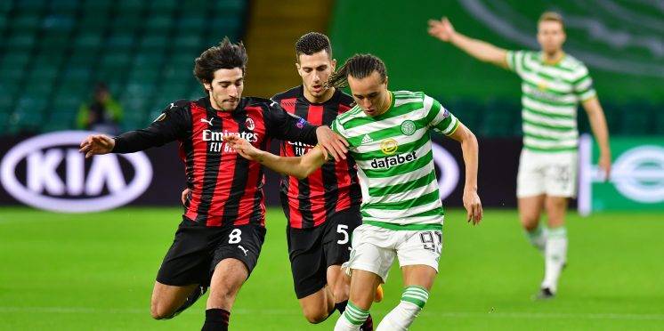 Celtic fans heap praise on Diego Laxalt’s Europa League display