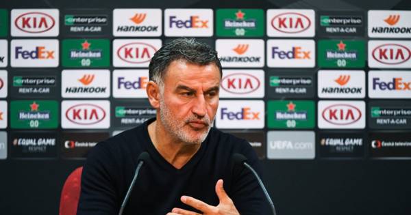 Lille coach Christophe Galtier not taking Celtic challenge lightly