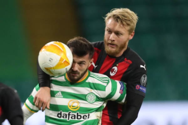 Simon Kjaer claims Milan “gave up” in second-half; comments on Celtic back four change