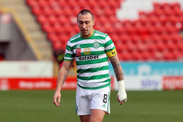 Scott Brown in suspension sweat as SFA compliance officer to consider ‘elbow’ charge in Aberdeen clash