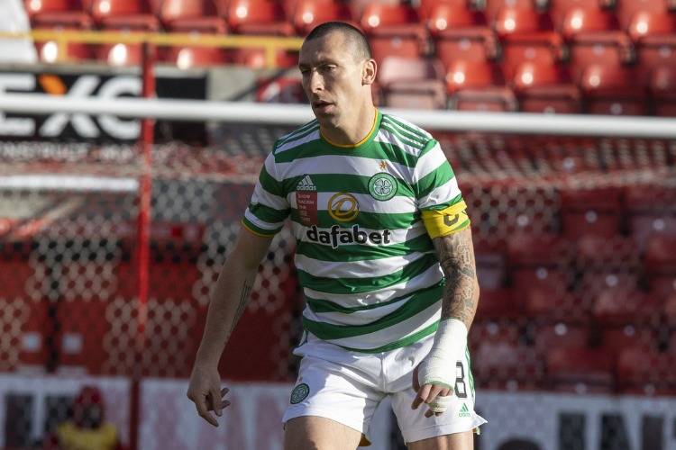 Scott Brown will not be cited by SFA for alleged elbow in Celtic’s draw at Aberdeen