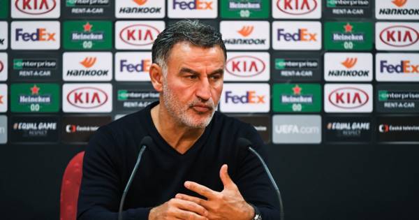 Christophe Galtier says Lille dominated Celtic in second half of Europa clash