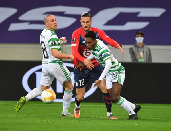 Michael Stewart only taking positives from battling Celtic display vs Lille