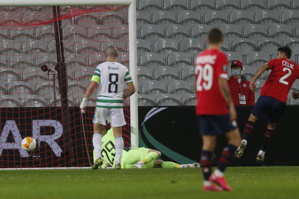 Neil Lennon bemoans set-piece frailties as Celtic let lead slip in Lille