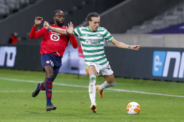 Celtic’s Diego Laxalt snubbed by UEFA despite record-breaking performance