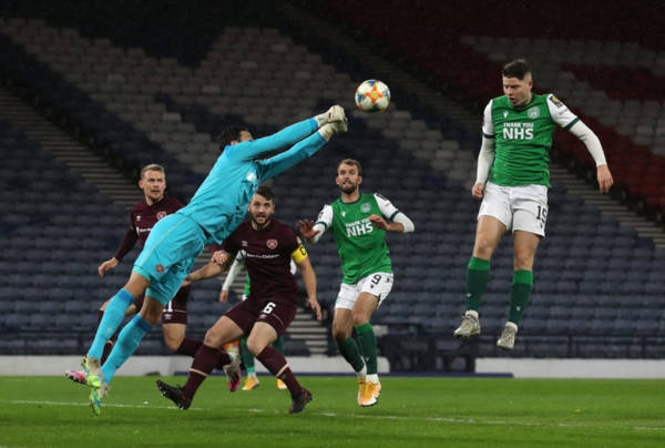 Craig Gordon answers BBC Scotland’s Celtic question; he would be eligible for Hearts final if Bhoys make it