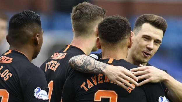 Kilmarnock 0-1 Rangers: James Tavernier sends leaders nine points clear