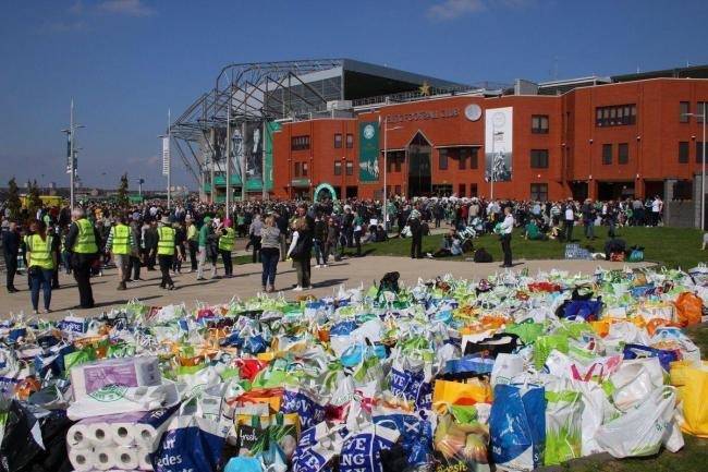 Celtic’s Green Brigade move annual food bank collection to online