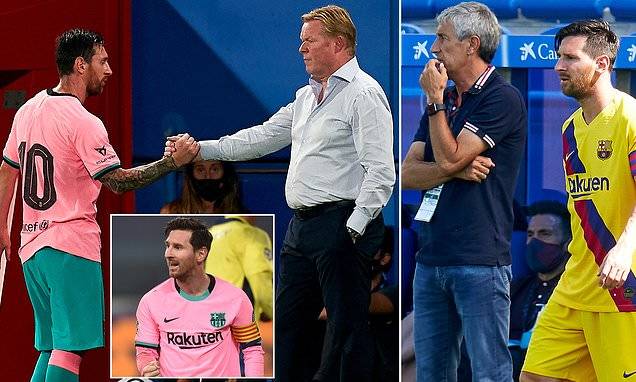 Ronald Koeman REJECTS Quique Setien’s view that Lionel Messi is ‘difficult to manage’