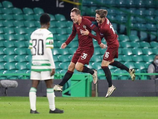 Result: Lukas Julis nets treble as Sparta Prague thump Celtic in Europa League