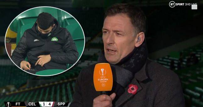 Chris Sutton Lambasts Celtic Player For Using Phone During Defeat