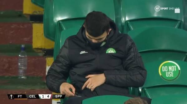 Moi on his Mobile? “Celtic have bigger things to worry about right now”