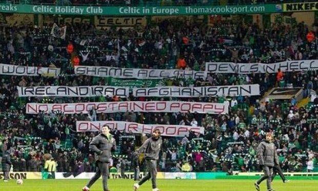 Celtic shut up Poppy fascists