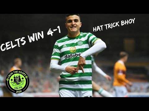 CELTIC 4-1 MOTHERWELL | Mohamed Elyounoussi hat trick | Celtic back to winning ways!