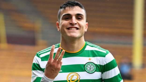 Motherwell 1-4 Celtic: Mohamed Elyounoussi hat-trick helps ease pressure