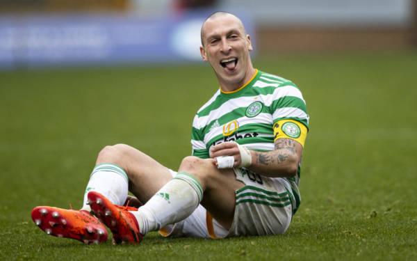 Captain Scott Brown has struggled for Celtic this season; yesterday he was back to his best