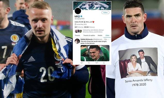 Leigh Griffiths DENIES ‘lowest of the low’ claims that he mocked the death of Kyle Lafferty’s sister