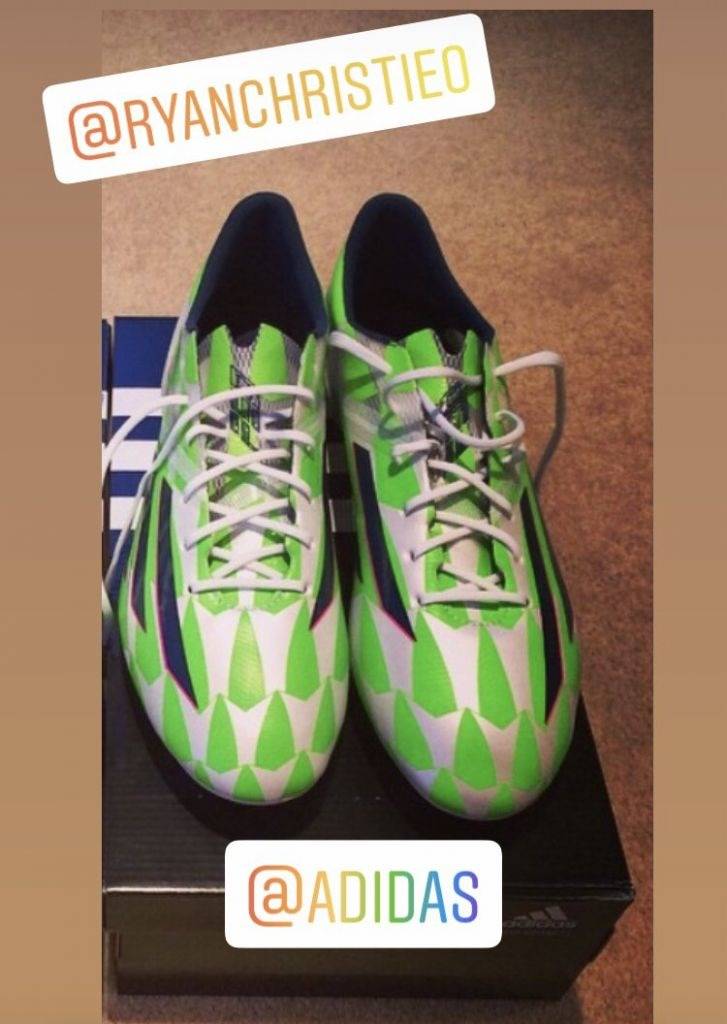 Win Belgrade Hero Ryan Christie’s Green and White Boots