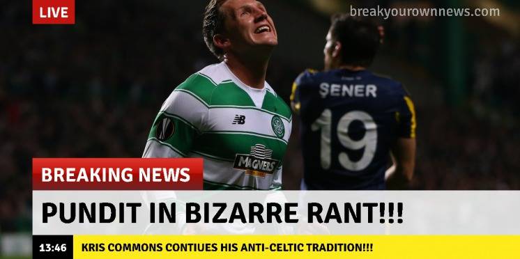 Pundit In Bizarre Rant Aimed At Former Celtic Manager!