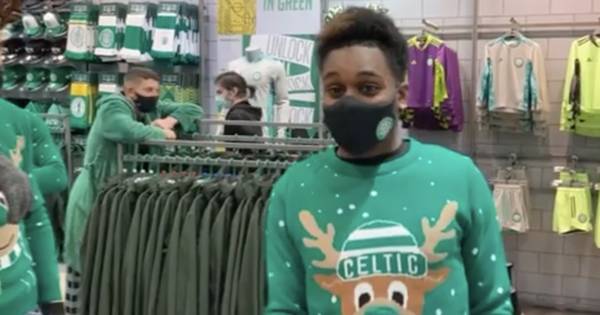 Watch sheepish Jeremie Frimpong’s late Celtic arrival