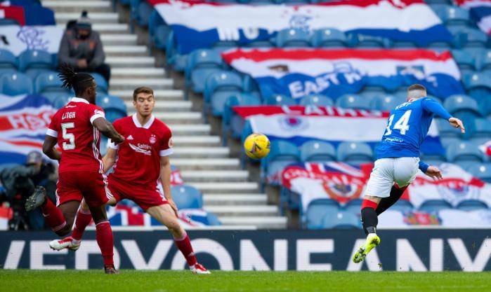 Ruthless Rangers take full advantage of Celtic slip-up as they crush Aberdeen 4-0 to move 11 points clear at the top of the Premiership