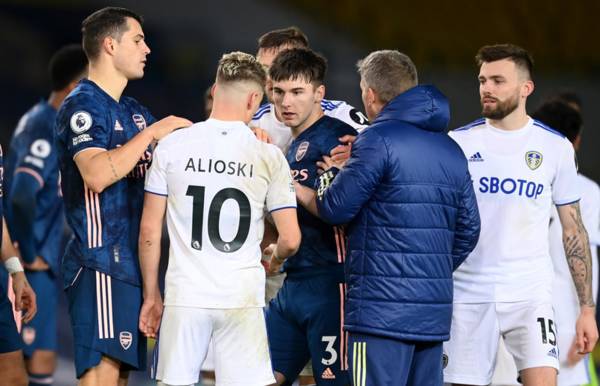 Ex-Celtic star Kieran Tierney branded an ‘idiot’ after Arsenal vs Leeds flashpoint