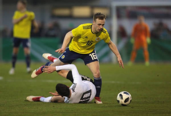 Celtic youngster Kerr McInroy impressing Steven Whittaker and Stevie Crawford at Dunfermline